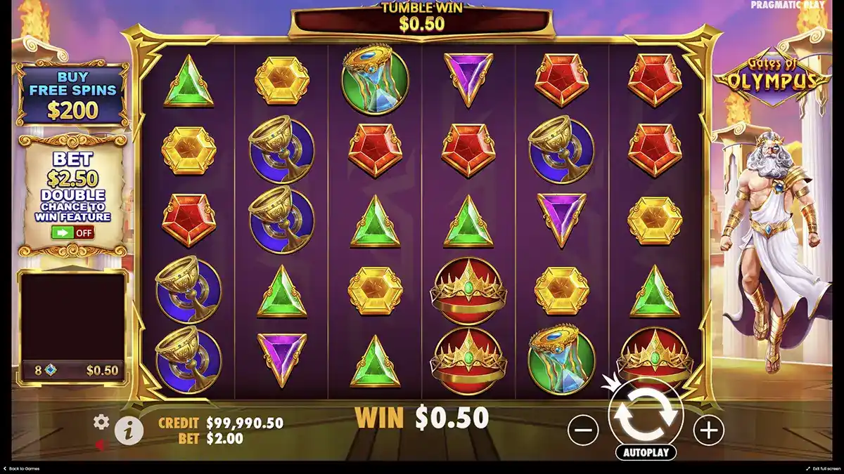 Kostenlose Version des Gates of Olympus 1000-Slots